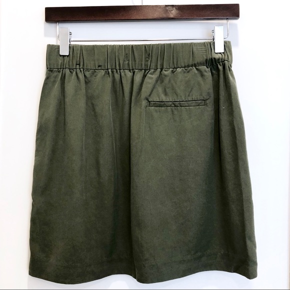 Banana Republic Army Green Utility Skirt Size XXSP - Picture 7 of 8